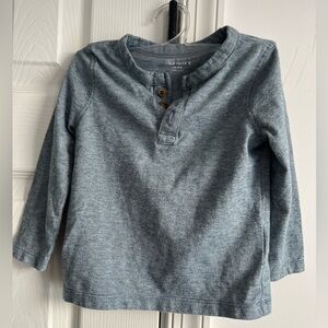 Boys 18-24 months Blue striped Long Sleeve Shirt